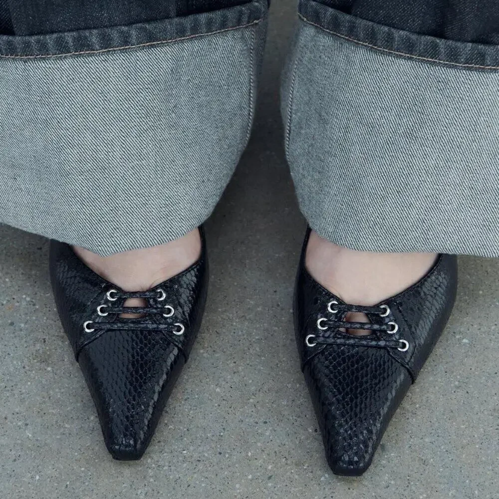 ZARA Pointed Toe Heels NWT - Picture 4 of 10